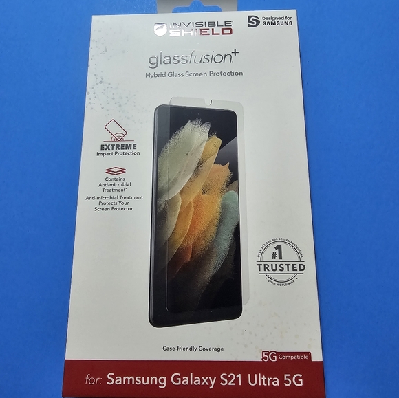 Galaxy S21 Ultra 5G - ZAGG Glass Fusion+ Screen Protector (CLEAR) - Picture 3 of 3
